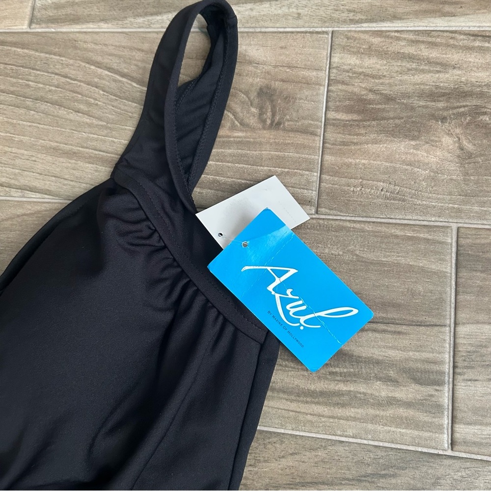 Azul by Maxine of Hollywood Plus Size Black Swimsuit - Picture 2 of 5